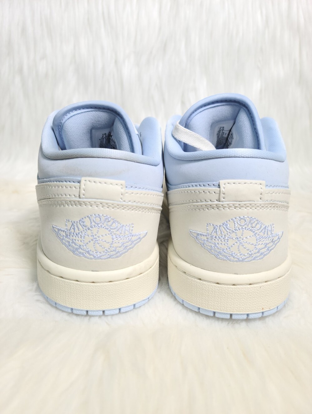 Nike Air Jordan 1 Retro Low SE Hydrogen Blue Sail Women 7.5 NEW - Picture 4 of 8